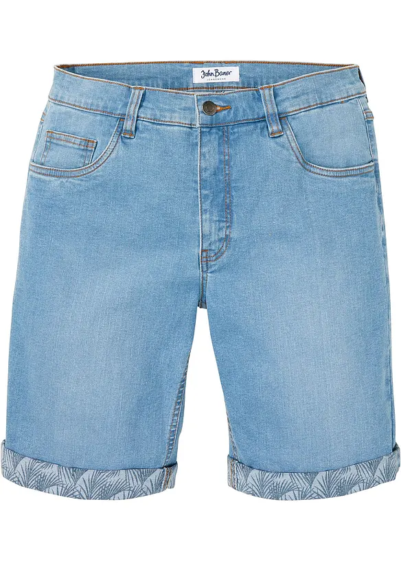 Bermudashorts i denim med stretch, Regular Fit, bonprix