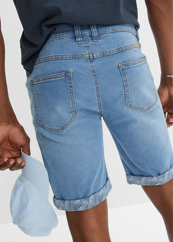 Bermudashorts i denim med stretch, Regular Fit, bonprix