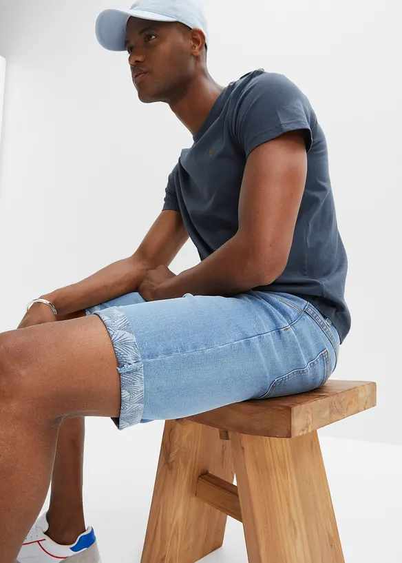 Bermudashorts i denim med stretch, Regular Fit, bonprix