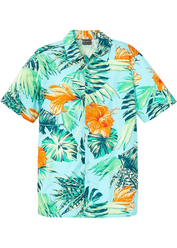 Kortermet skjorte i 100% bomull, bonprix