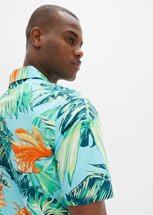 Kortermet skjorte i 100% bomull, bonprix