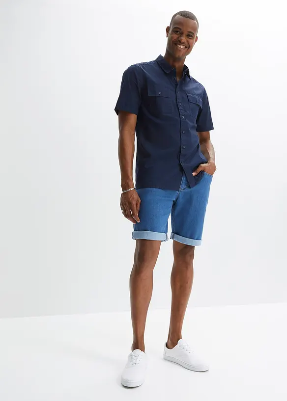 Kortermet skjorte i 100% bomull, bonprix