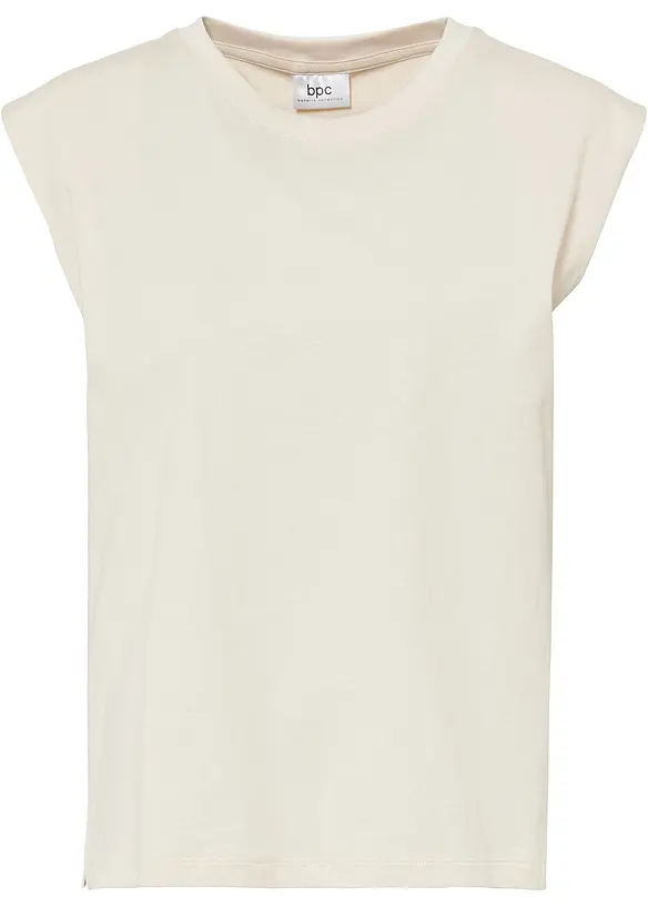 Oversized topp i 100% økologisk bomull, bonprix