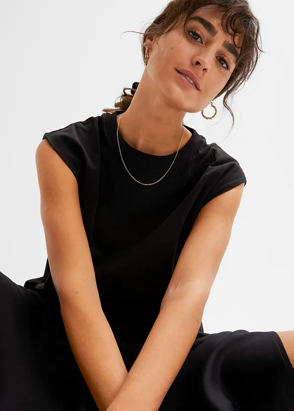 Oversized topp i 100% økologisk bomull, bonprix