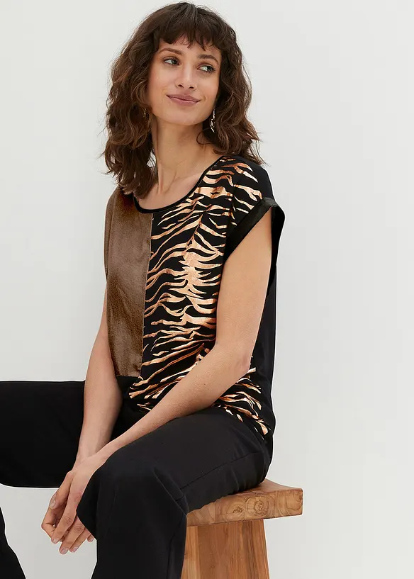Topp i patch-look, bonprix