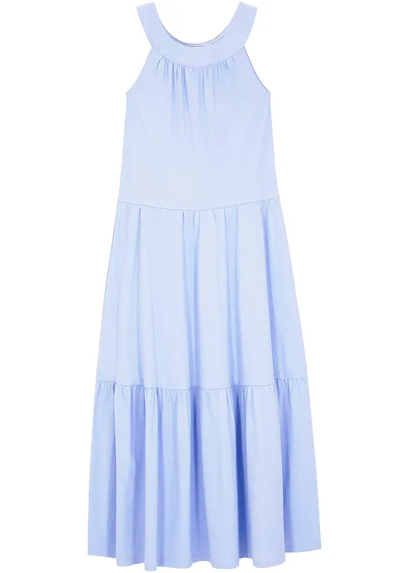 Maxikjole i jersey i &oslash;kologisk bomull, bonprix