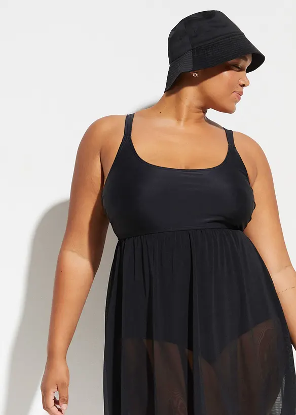Badekjole med mesh, bonprix