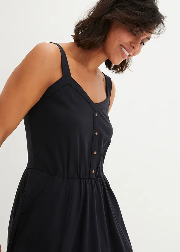 Jerseykjole i bomull, bonprix