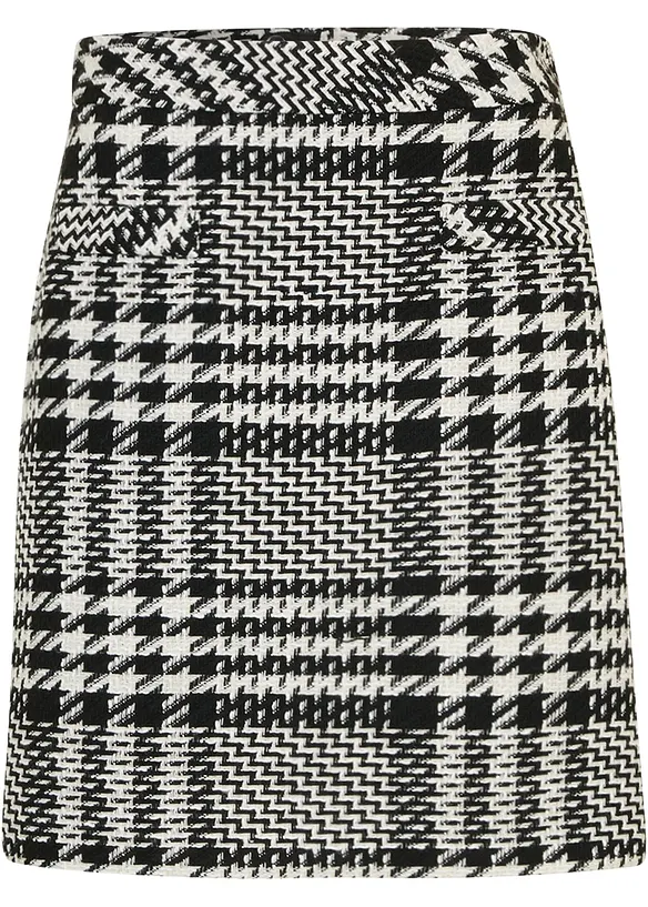 Bouclé-skjørt, bonprix