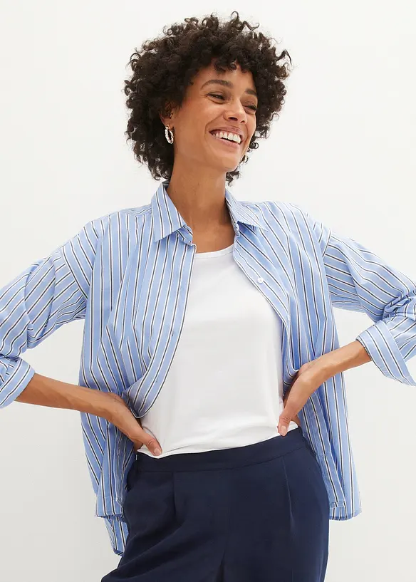 Pull on-bukse med press, bonprix