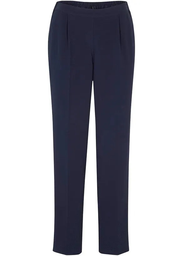 Pull on-bukse med press, bonprix