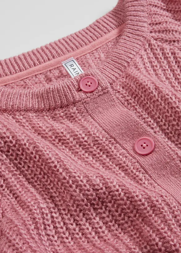 Grovstrikket cardigan, bonprix