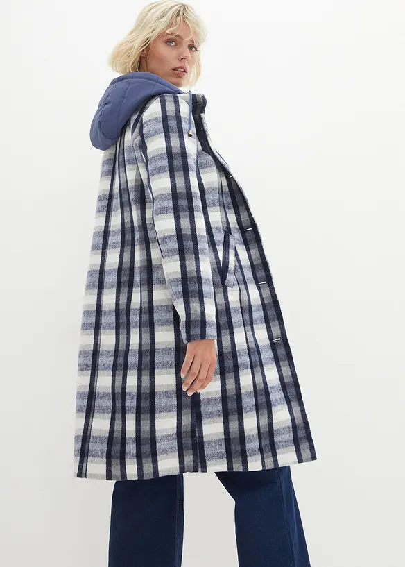 Vinterkåpe, 2-i-1-look, bonprix