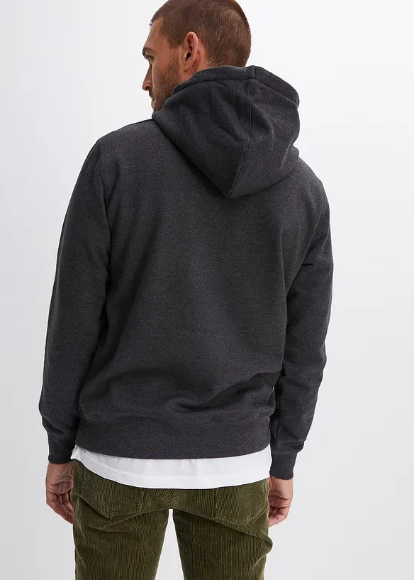 Sweatshirt med hette og myk børstet innside, bonprix