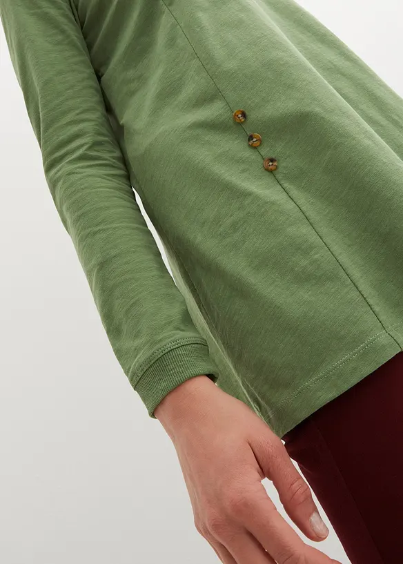 Lang topp i 100% bomull, bonprix