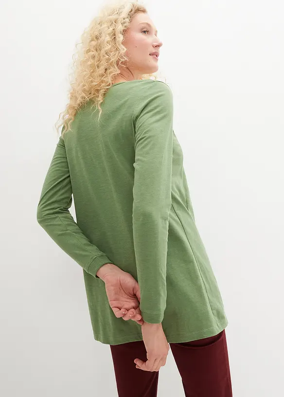 Lang topp i 100% bomull, bonprix