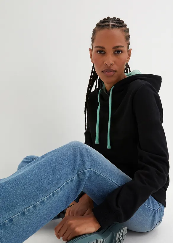 Hettegenser i ren økologisk bomull, bonprix