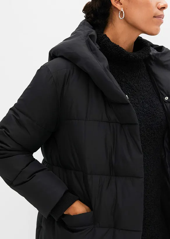 Vattert, oversized k&aring;pe, bonprix