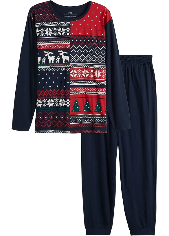 Pyjamas i 100% bomull, bonprix