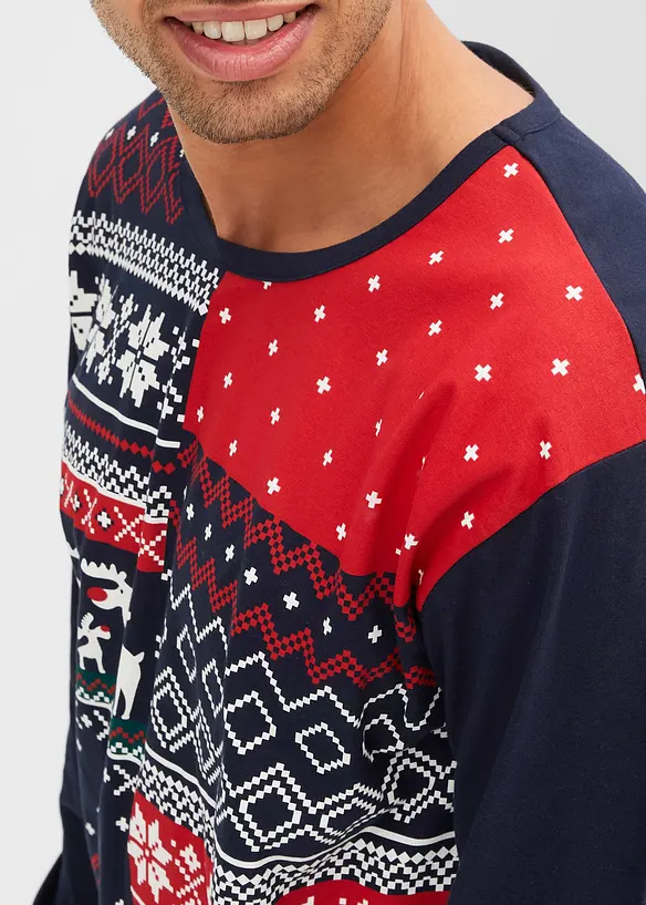 Pyjamas i 100% bomull, bonprix