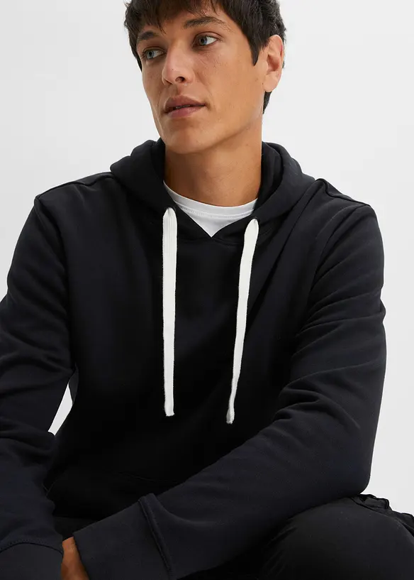 Hettegenser i 100% bomull, bonprix