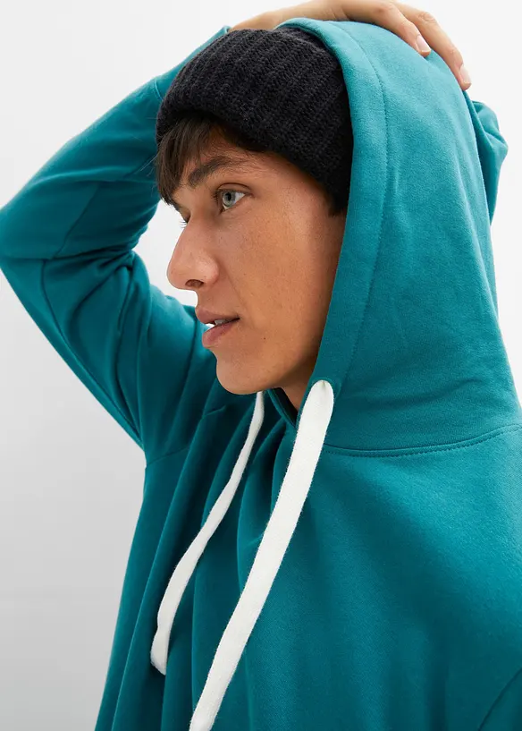 Hettegenser i 100% bomull, bonprix