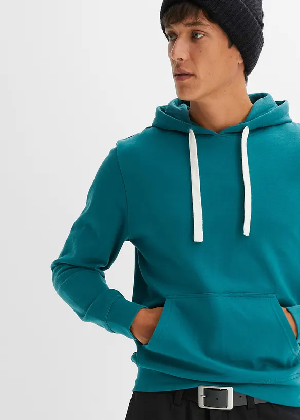 Hettegenser i 100% bomull, bonprix