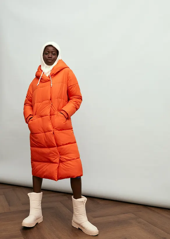 Vattert, oversized kåpe, bonprix