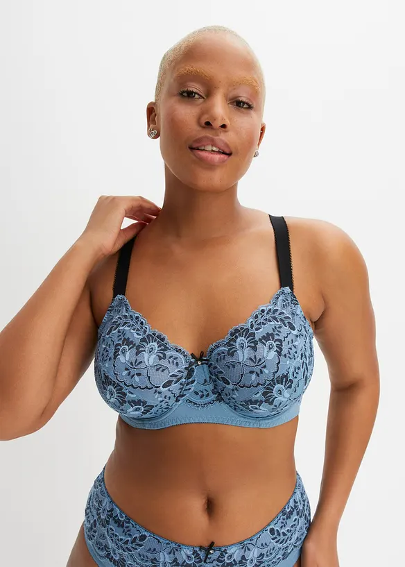 Minimizer-BH med delikate blonder, bonprix
