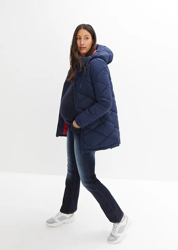 Strikket genser med rund hals, bonprix