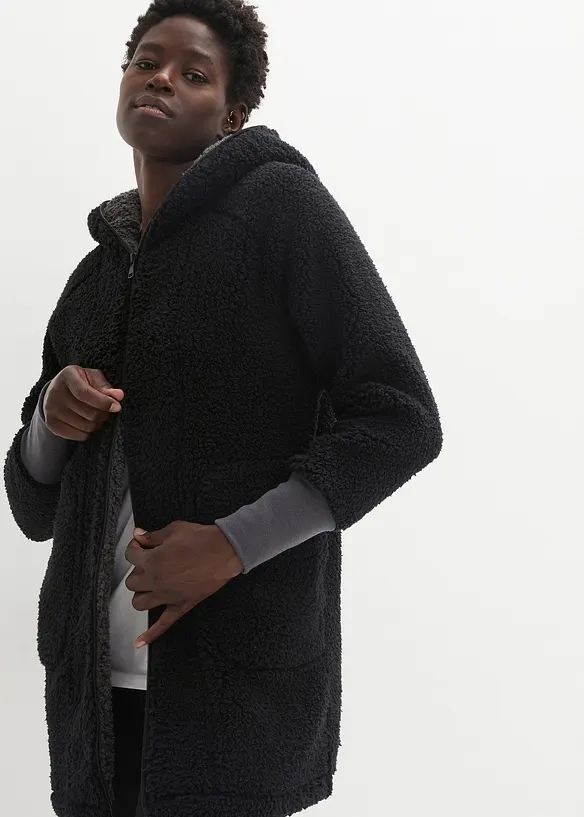 Teddy-fleecejakke, bonprix