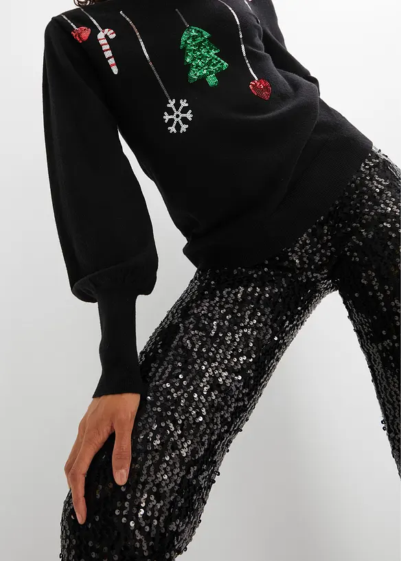 Finstrikket genser, bonprix