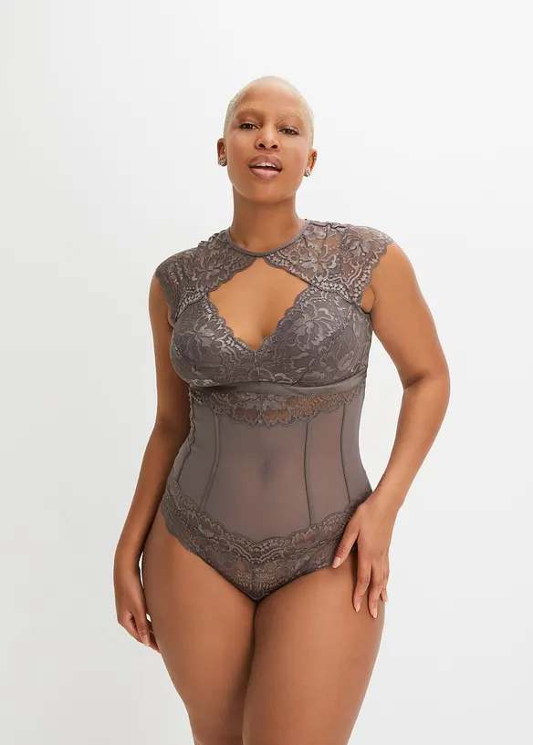 Body med nydelige blonder, bonprix