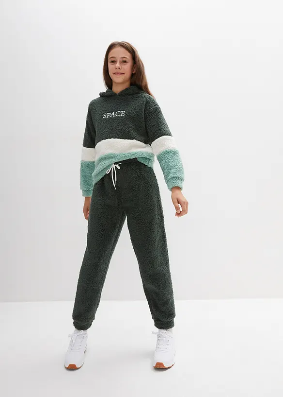 Kosedress i teddyfleece til barn (2-delt sett), bpc bonprix collection