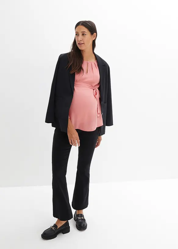 Stretch-bukse med viskose, bonprix