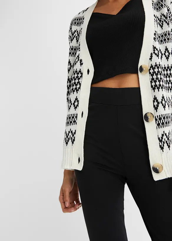High Waist-termoleggings med bred komfortlinning, bonprix