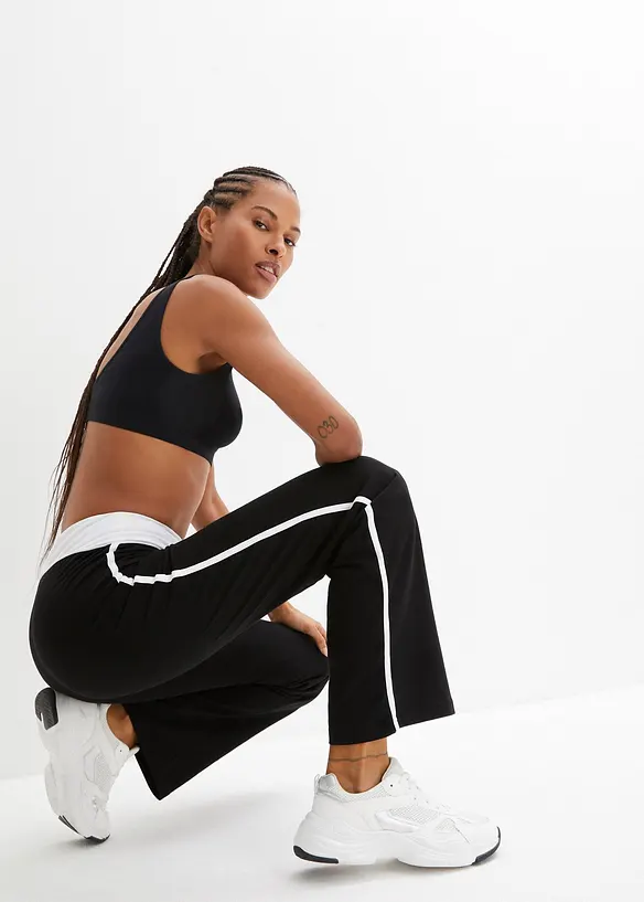 Treningsbukse i bomull med stretch, bonprix