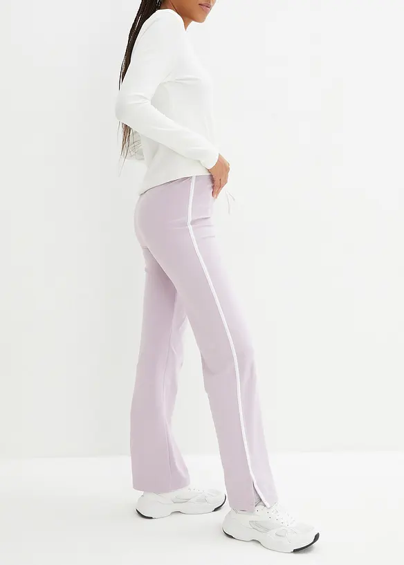 Jerseybukse i bomull med stretch (2-pack), bonprix