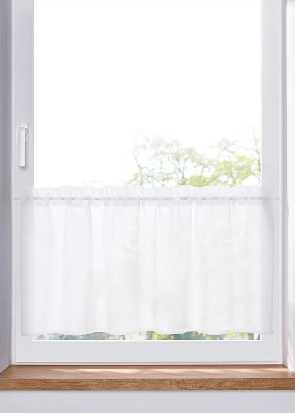 Gardinkappe med lin-look, bonprix