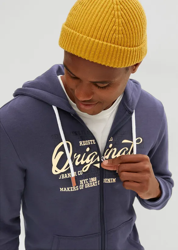 Hettejakke med myk, flosset innside, bonprix