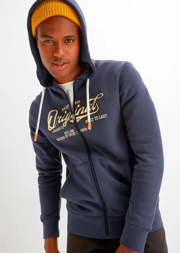 Hettejakke med myk, flosset innside, bonprix