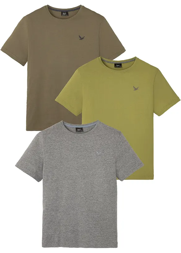T-skjorte (3-pack), bonprix