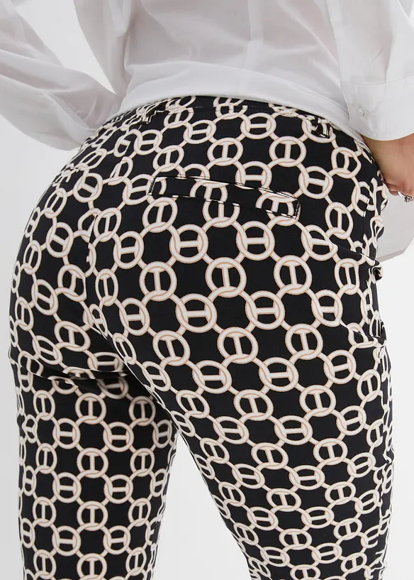 Bukse med stretch av bengalin, bonprix