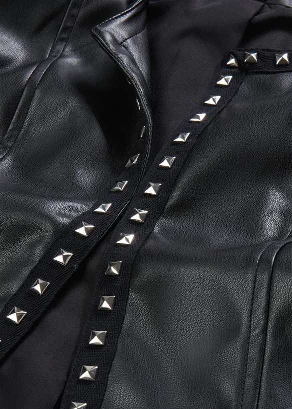 Jakke i imitert skinn, bonprix