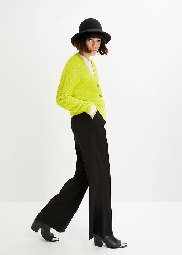 Bukse med vide ben, bonprix