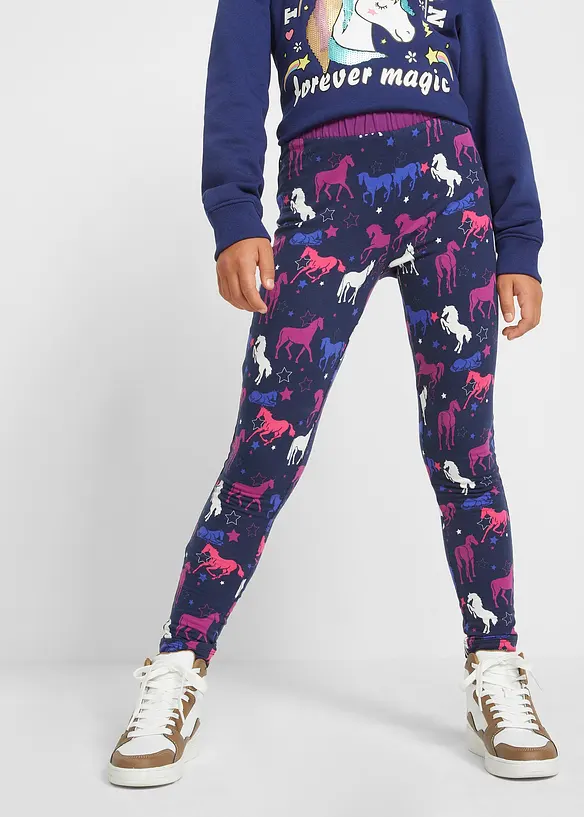 Termoleggings med hestemotiv, bonprix