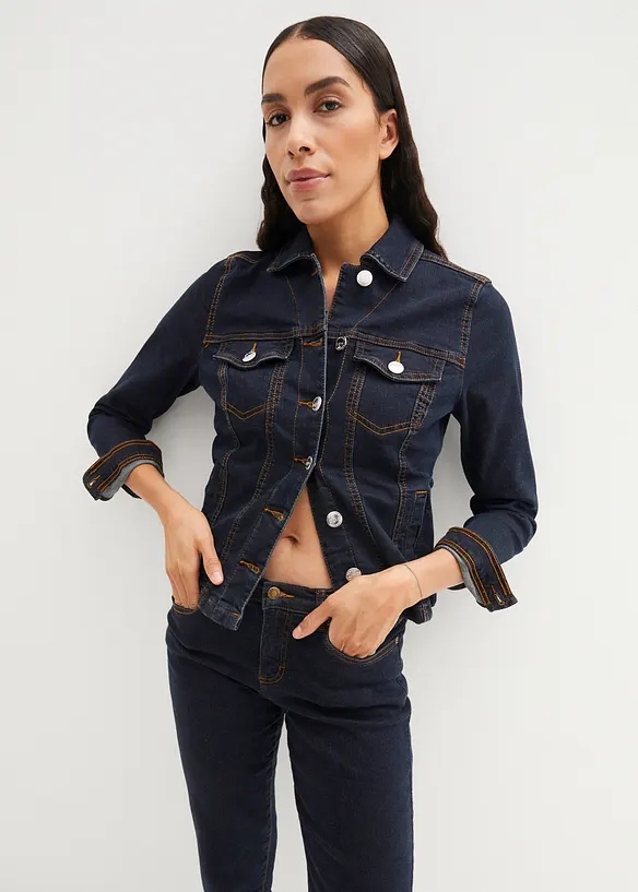Mom-jeans Mid Waist, long, bonprix