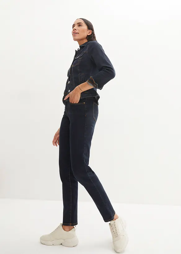 Mom-jeans Mid Waist, long, bonprix