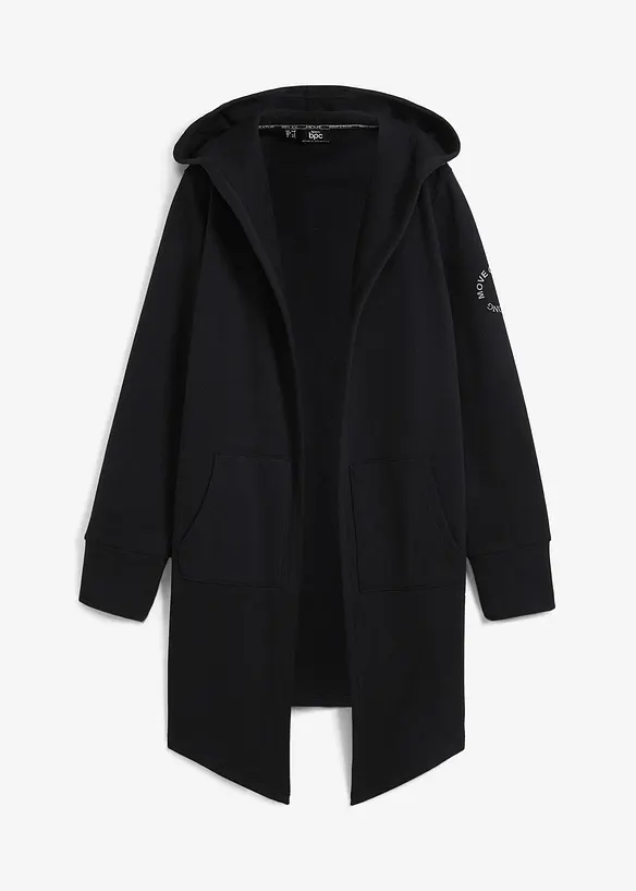 Lang jakke i sweatshirtmateriale, bonprix