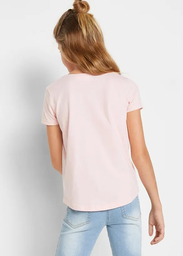 T-skjorte i økologisk bomull (2-pack), bonprix
